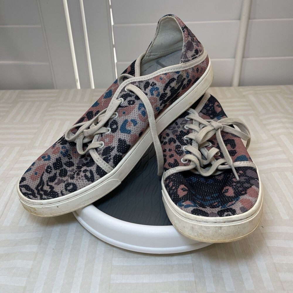 Olukai Pehuea Li Women's Size 10 Camo Mesh Casual Shoes Sneakers Lace Up